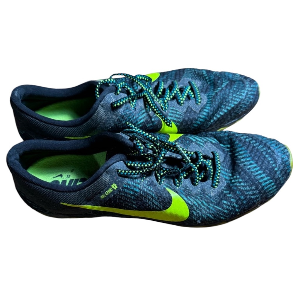 Nike Zoom Rival XC Racing Grind Track Cleats Spikes Teal/Volt Men’s Size 10 VGUC